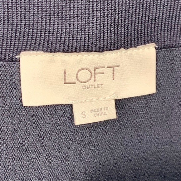 Loft Gray Knit Skirt - Picture 4 of 5